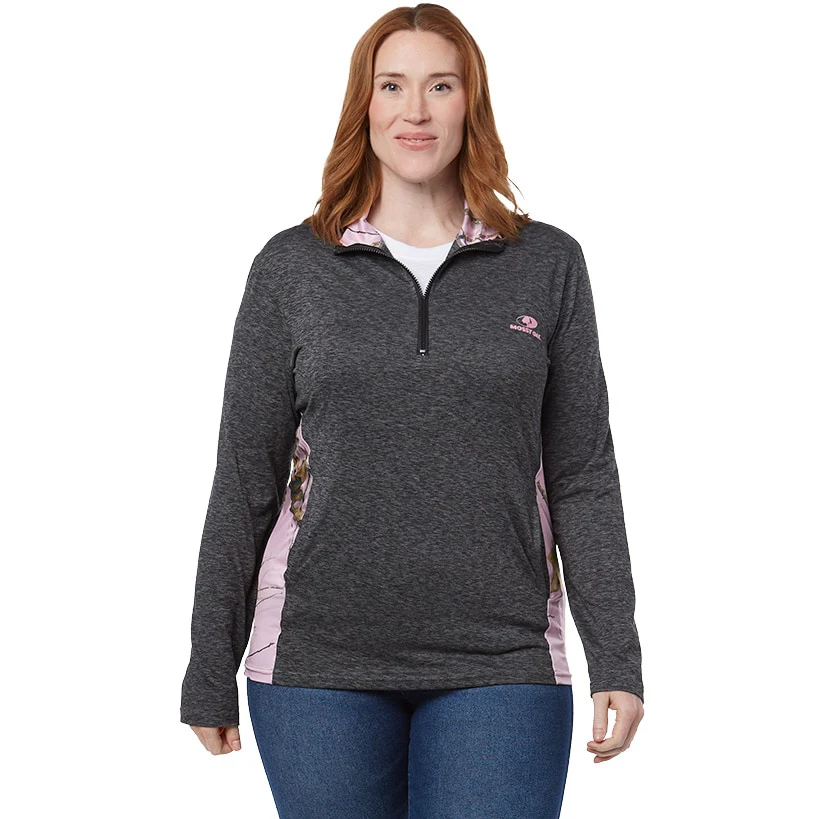 Mossy Oak Women's Quarter Zip Pullover - Image 7
