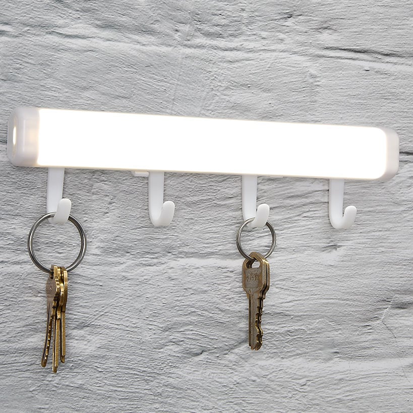 Motion Sensor Cordless LED Night Light With Hooks for Closet, Hallway - Image 3