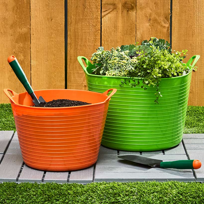 Multi Purpose Flexible Garden Tub With Handles 22L - Image 2