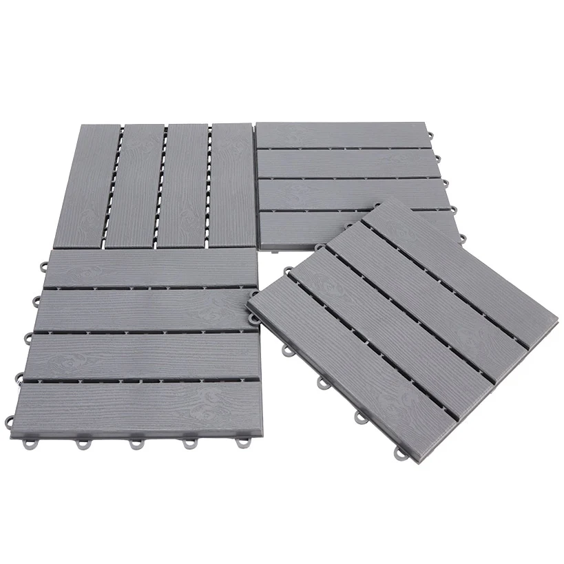 Multi Purpose Interlocking Gray Tiles - Set of 9 - Image 3