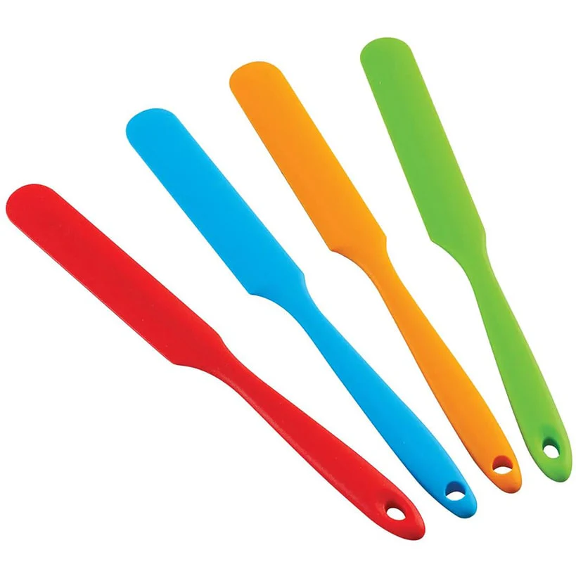 Multicolored Silicone Jar Spatulas - Set of 4 - Image 5