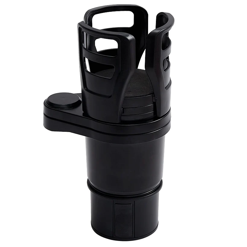 Multifunctional Adjustable Car Cup Holder for Dual Cups and Snacks - Image 2