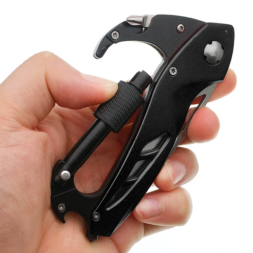 Multifunctional Outdoor Emergency Knife, Stainless Steel Blade - Image 4