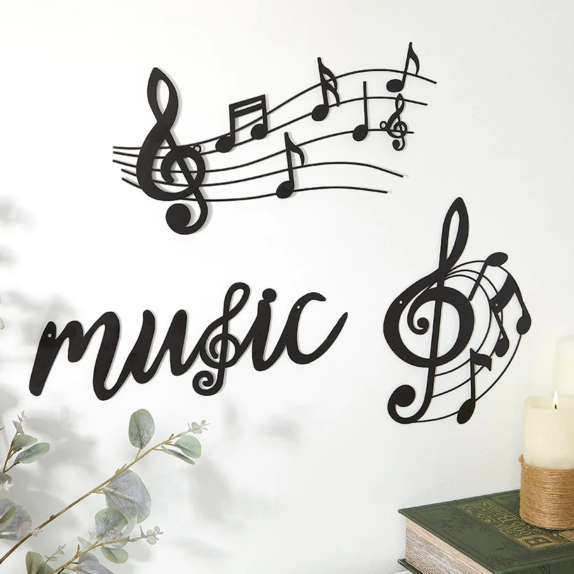 Music Wall Decor Metal Notes - Image 2