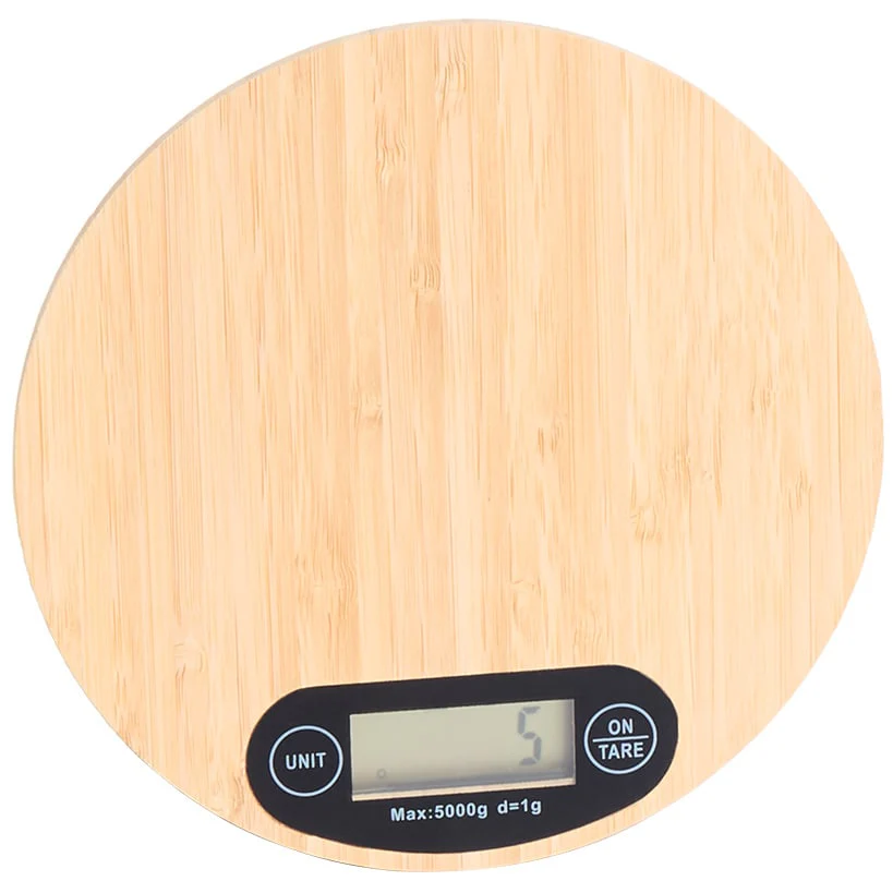 Natural Wood Digital Food Scale - Image 3