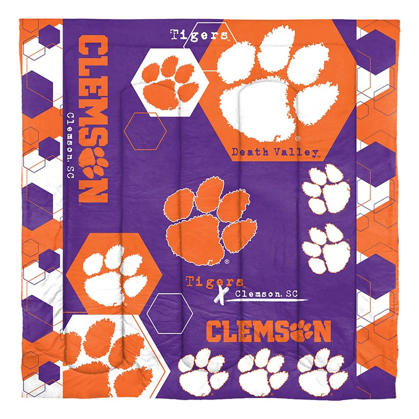 NCAA Hexagon Comforter Set - Image 21