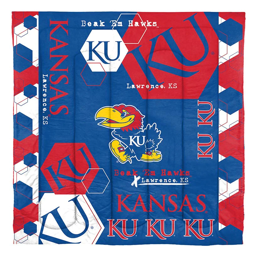 NCAA Hexagon Comforter Set - Image 25