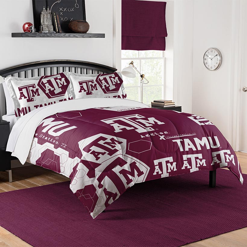 NCAA Hexagon Comforter Set - Image 66