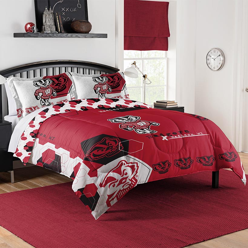 NCAA Hexagon Comforter Set - Image 70