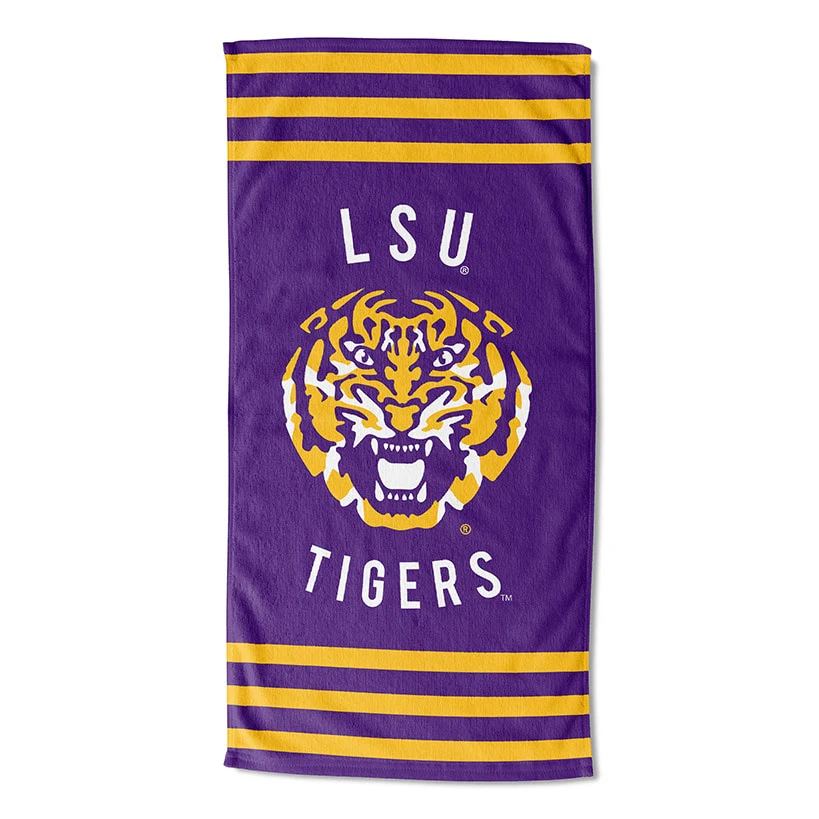 NCAA Striped Beach Towel 30"x60" - Image 10