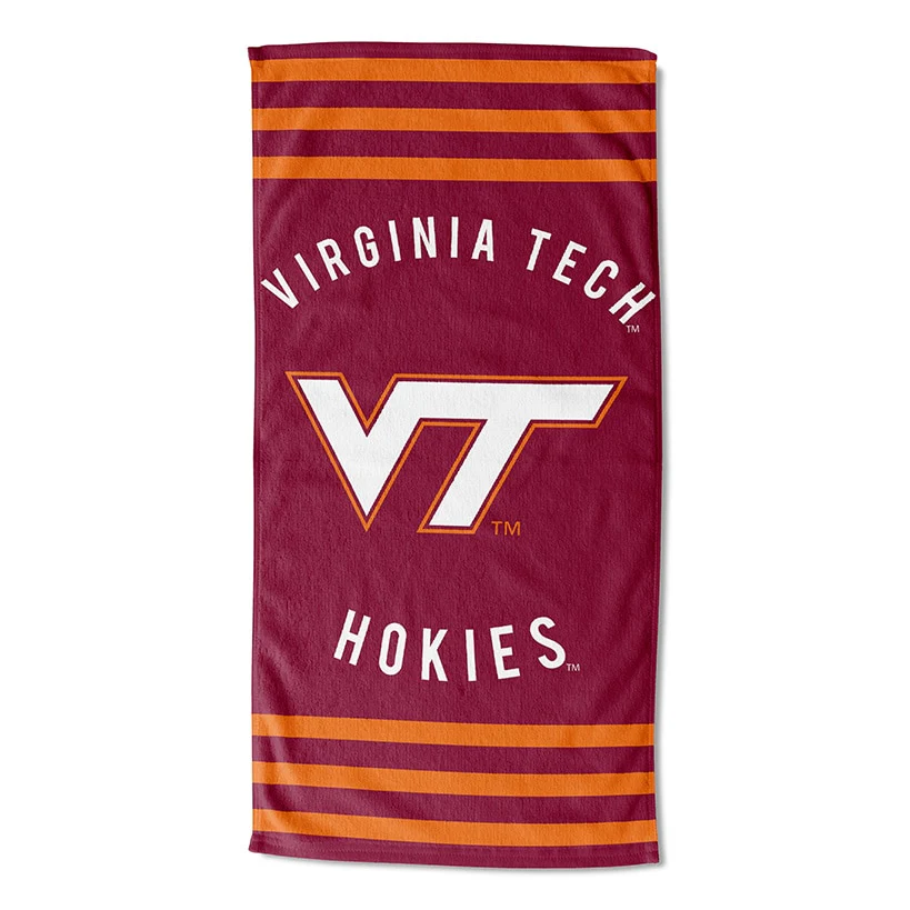 NCAA Striped Beach Towel 30"x60" - Image 23