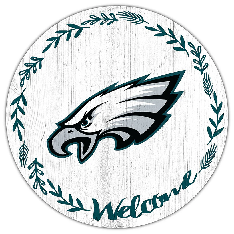 NFL 12" Welcome Circle Sign - Image 25