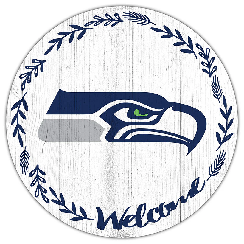 NFL 12" Welcome Circle Sign - Image 29