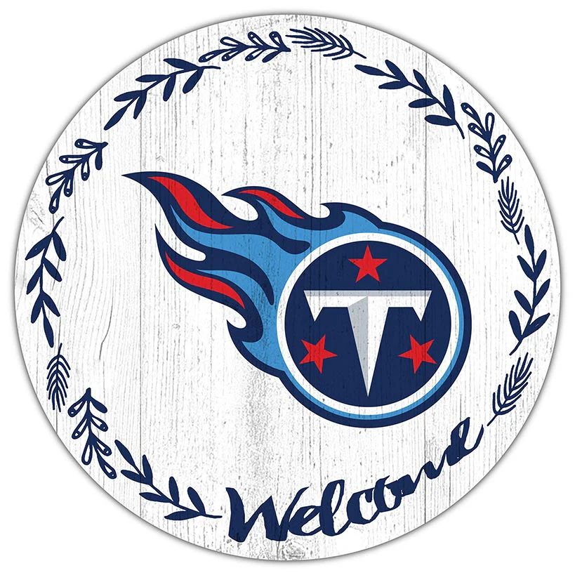 NFL 12" Welcome Circle Sign - Image 30