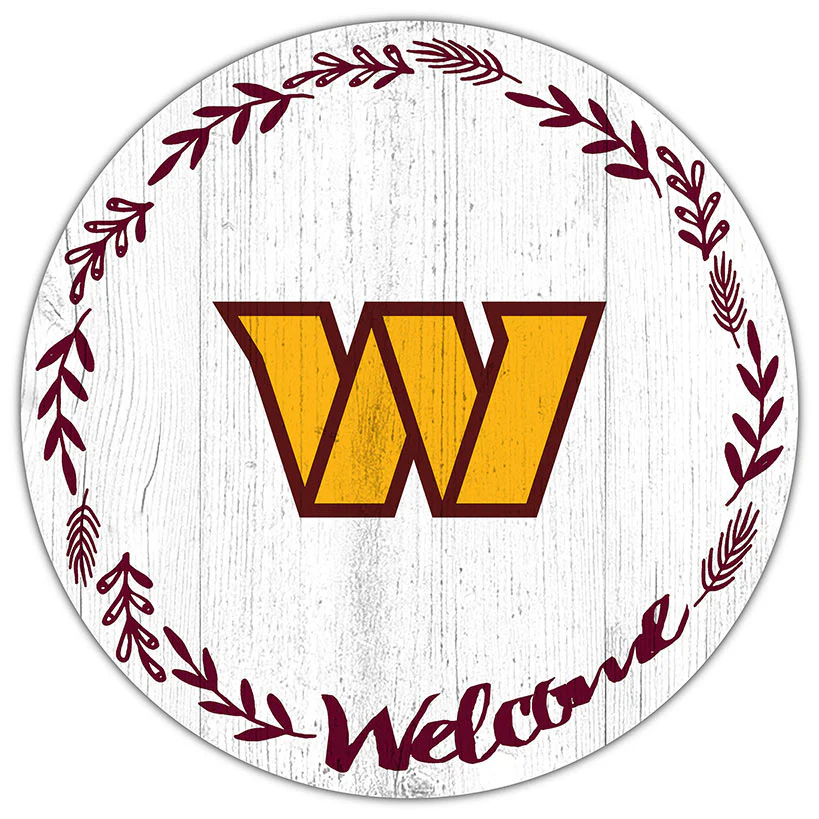 NFL 12" Welcome Circle Sign - Image 31