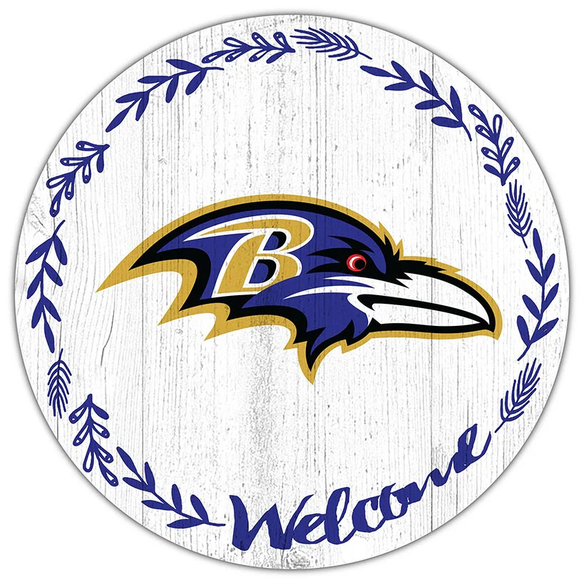 NFL 12" Welcome Circle Sign - Image 7