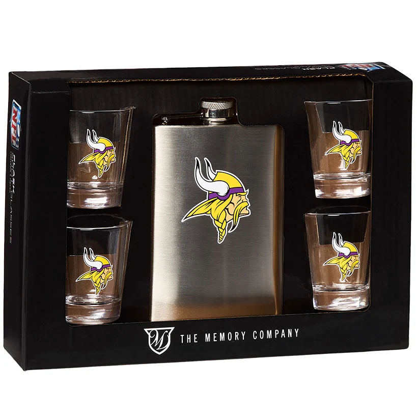 NFL Flask and Shot Glass Gift Set - Image 6