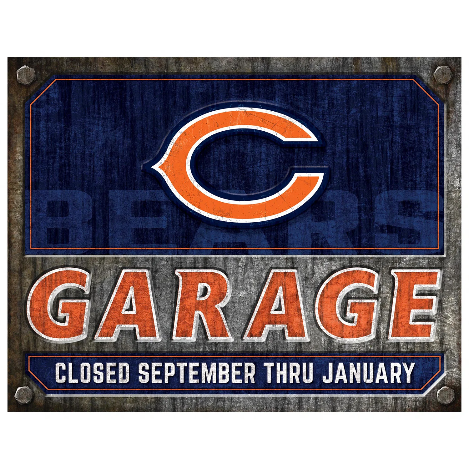 NFL Garage Metal Sign - Image 2