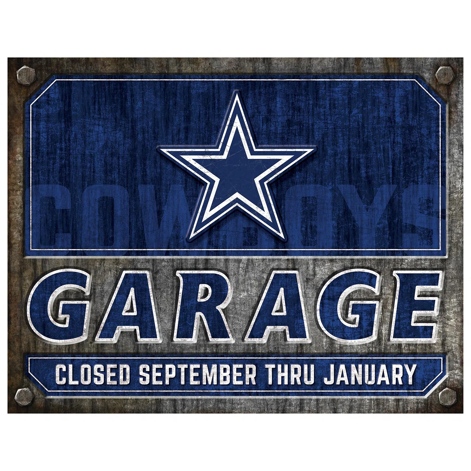 NFL Garage Metal Sign - Image 26