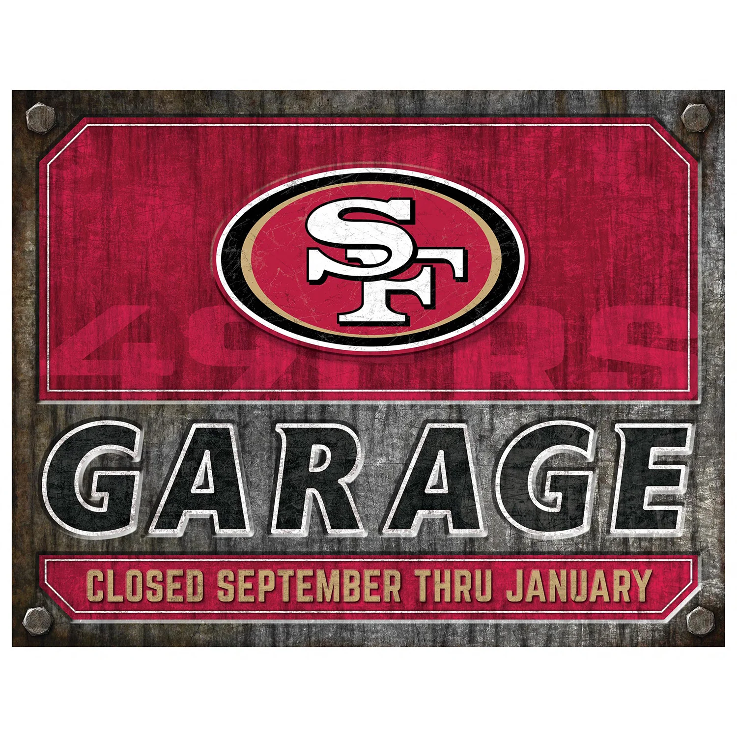 NFL Garage Metal Sign - Image 3