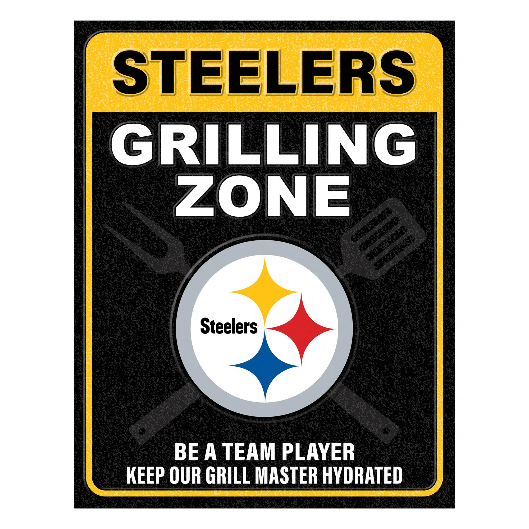 NFL Grill Zone Metal Sign - Image 10