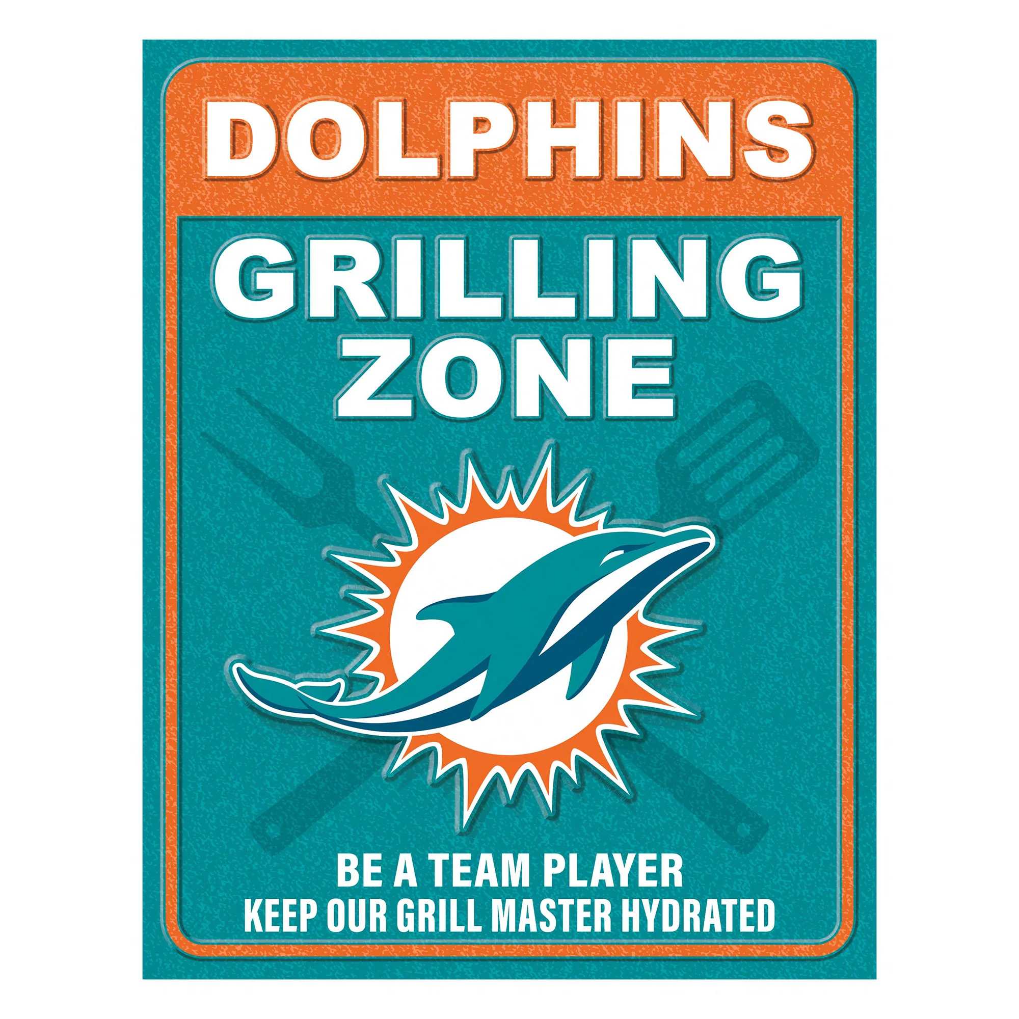 NFL Grill Zone Metal Sign - Image 17