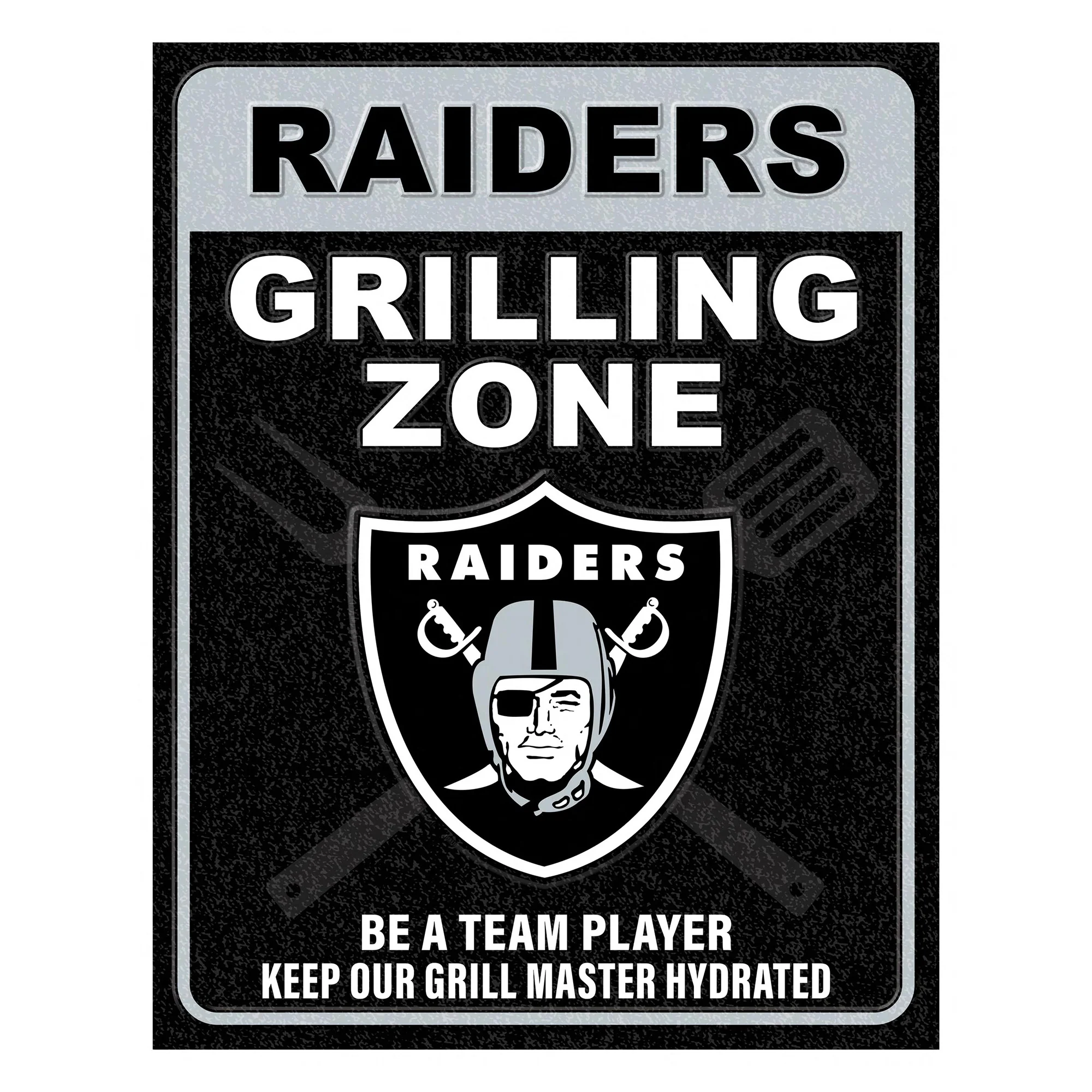 NFL Grill Zone Metal Sign - Image 18