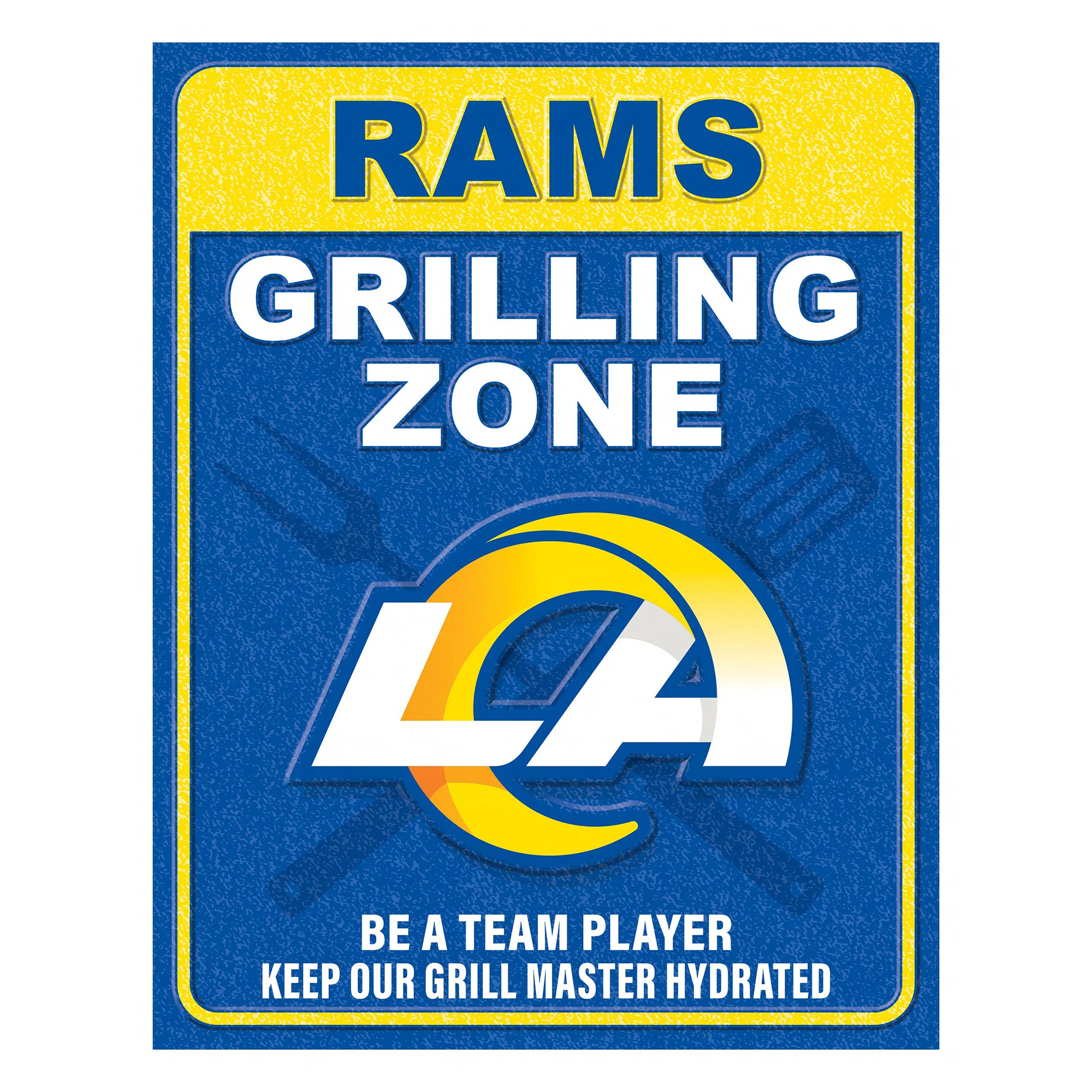 NFL Grill Zone Metal Sign - Image 19