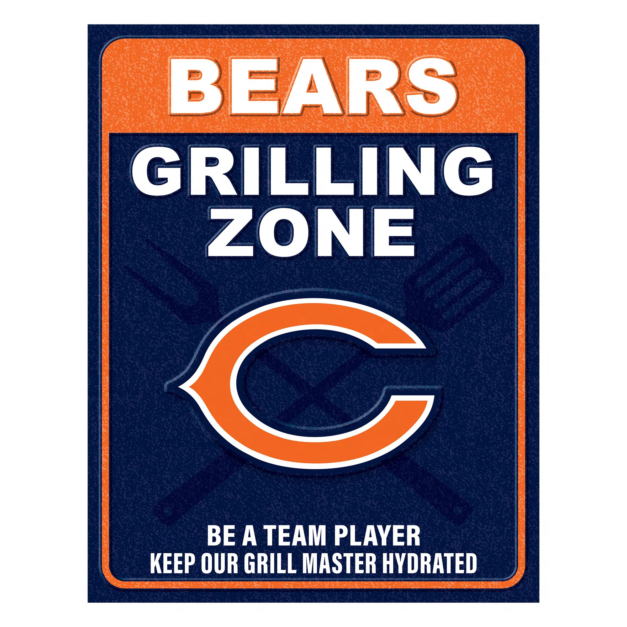 NFL Grill Zone Metal Sign - Image 3