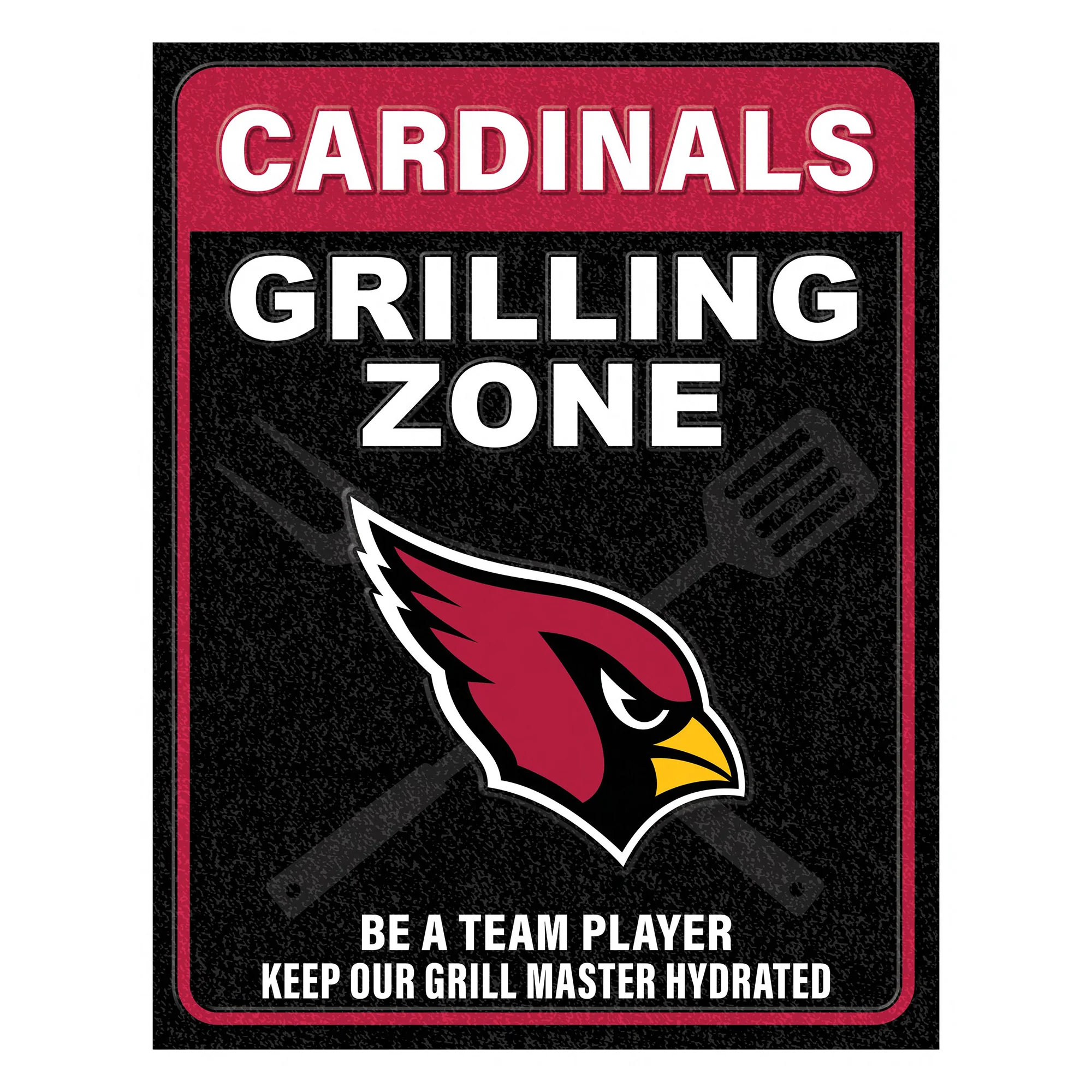 NFL Grill Zone Metal Sign - Image 34