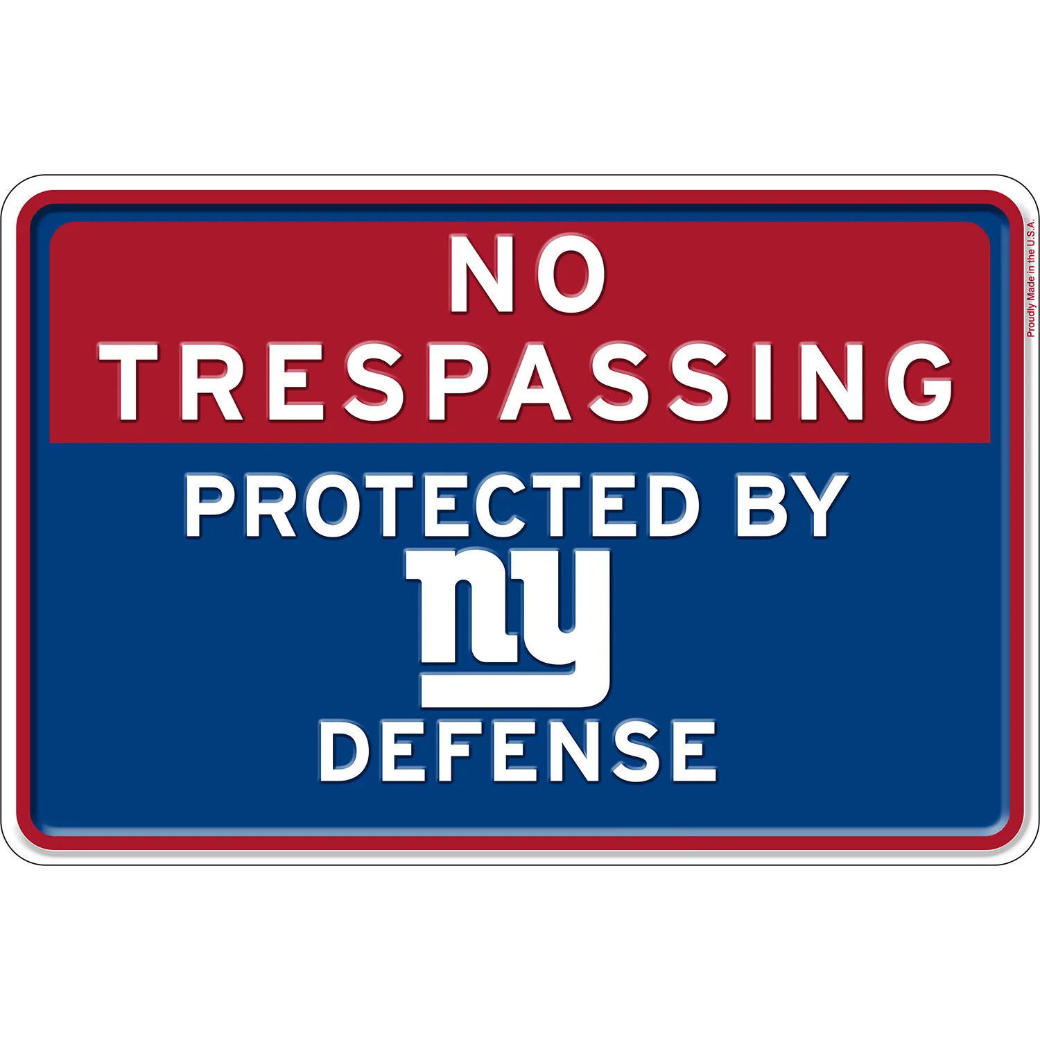 NFL No Trespassing Metal Sign - Image 15