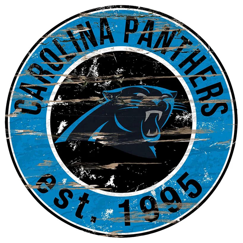 NFL Round Heritage Logo Sign 12" - Image 4