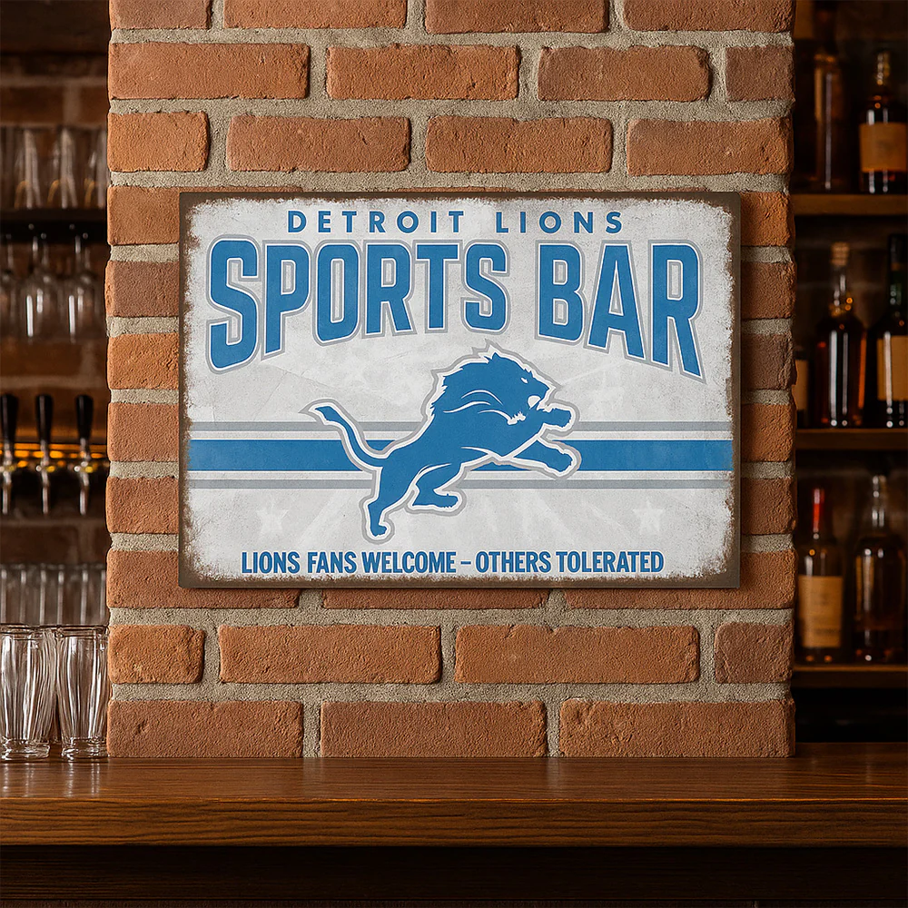 NFL Sports Bar Metal Sign - Image 2