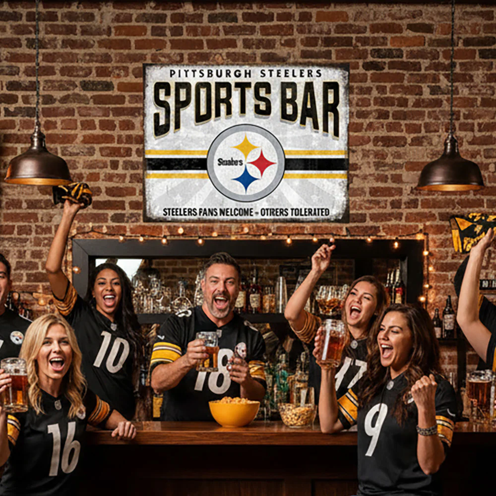 NFL Sports Bar Metal Sign - Image 5