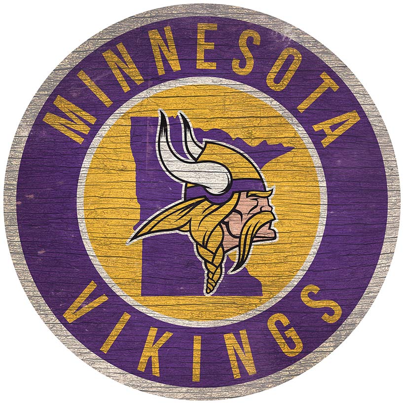 NFL State Circle Sign - Image 26