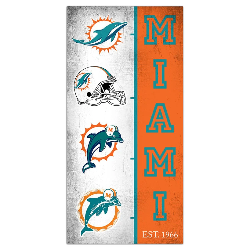 NFL Team Logo History Sign - Image 21