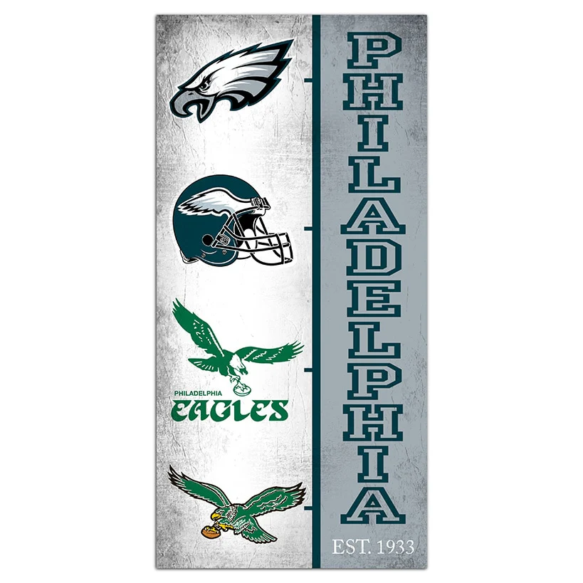 NFL Team Logo History Sign - Image 27