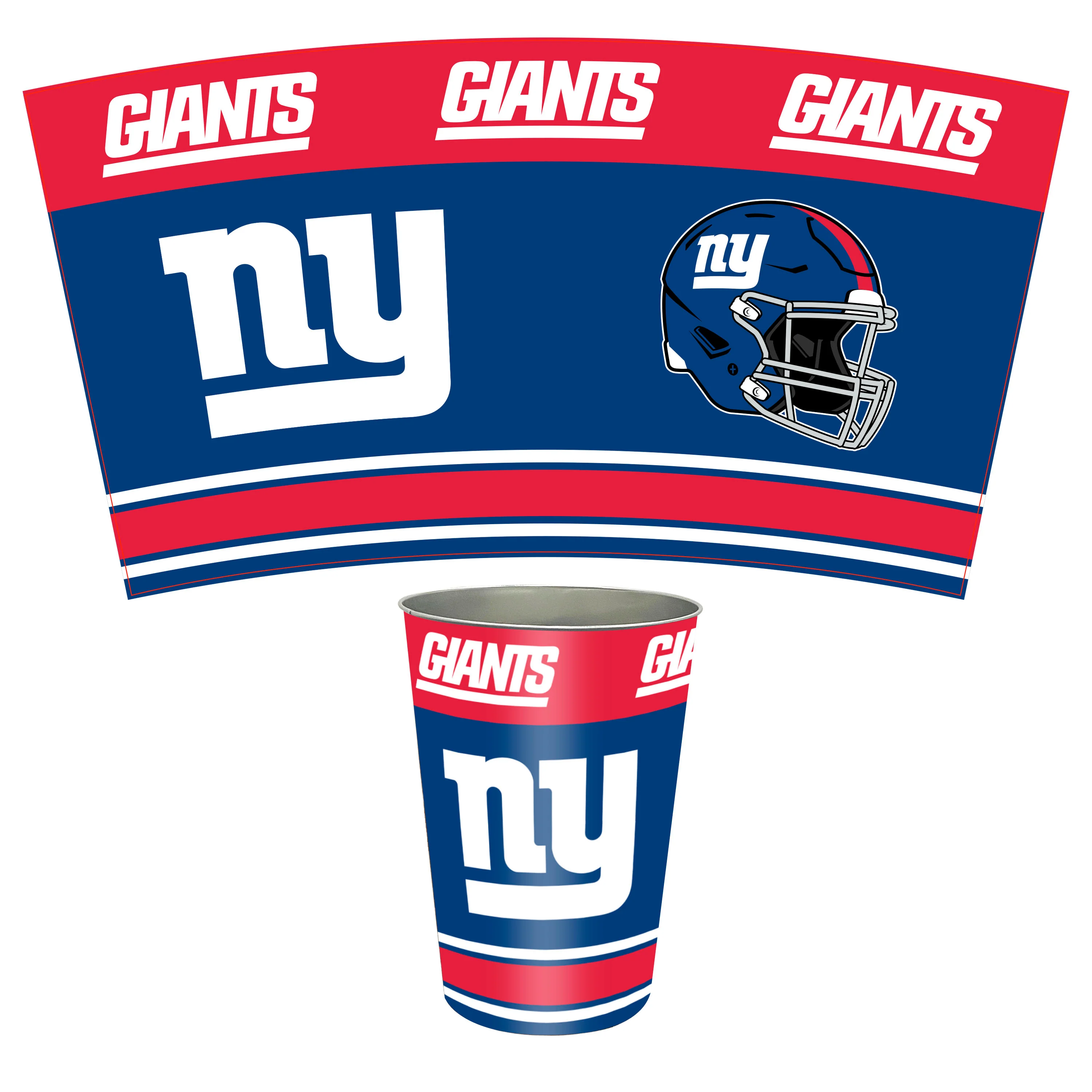 NFL Tin Wastebasket - Image 13