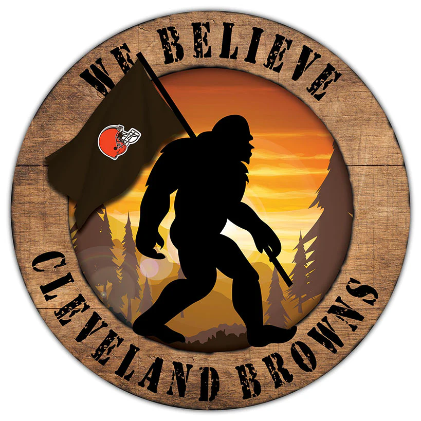 NFL We Believe Bigfoot Sign - Image 10