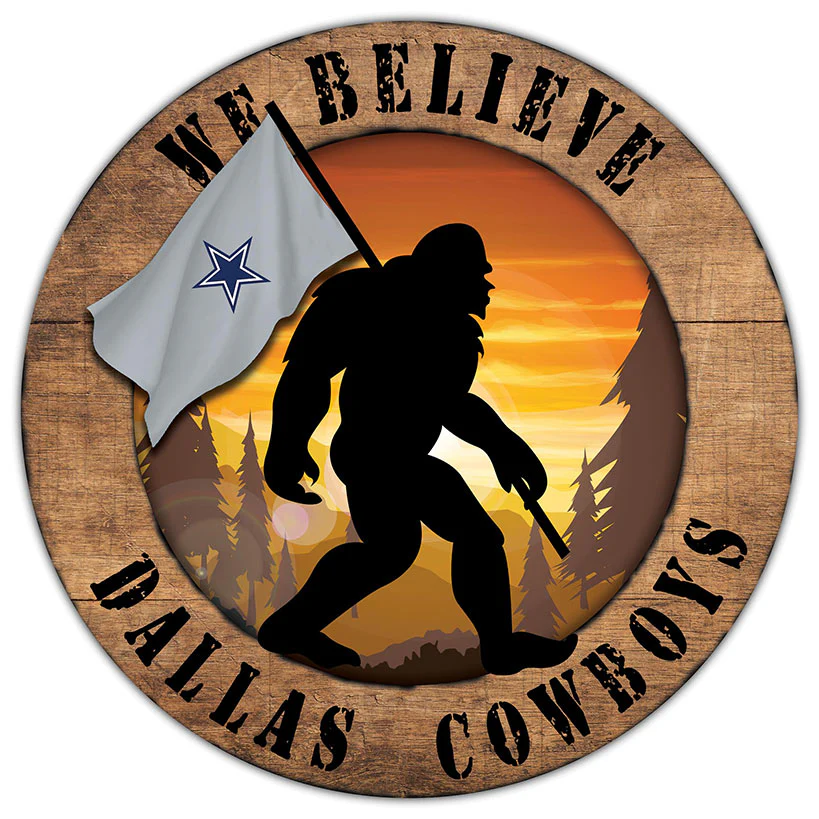 NFL We Believe Bigfoot Sign - Image 11