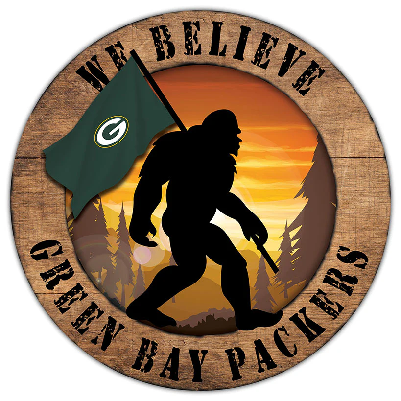 NFL We Believe Bigfoot Sign - Image 12