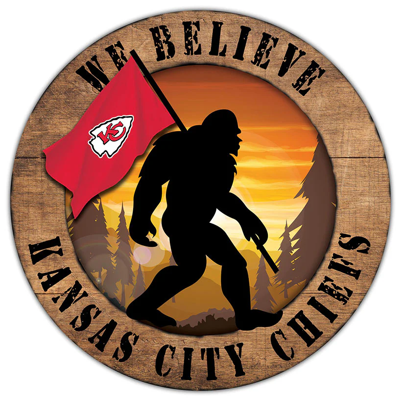NFL We Believe Bigfoot Sign - Image 17
