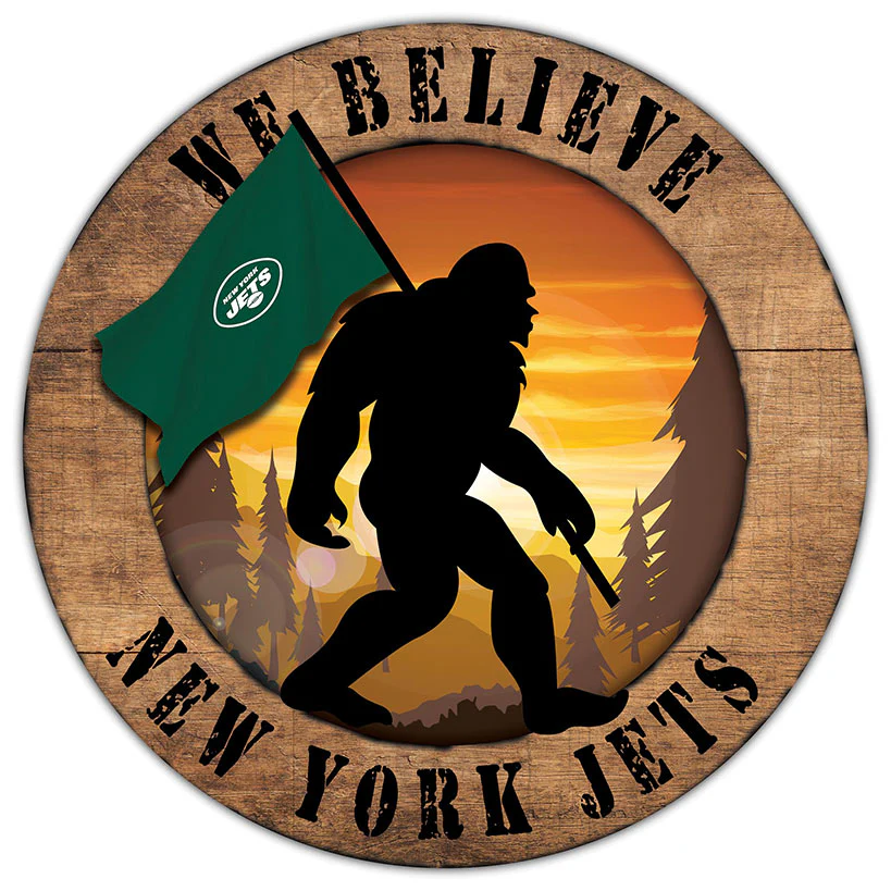 NFL We Believe Bigfoot Sign - Image 26