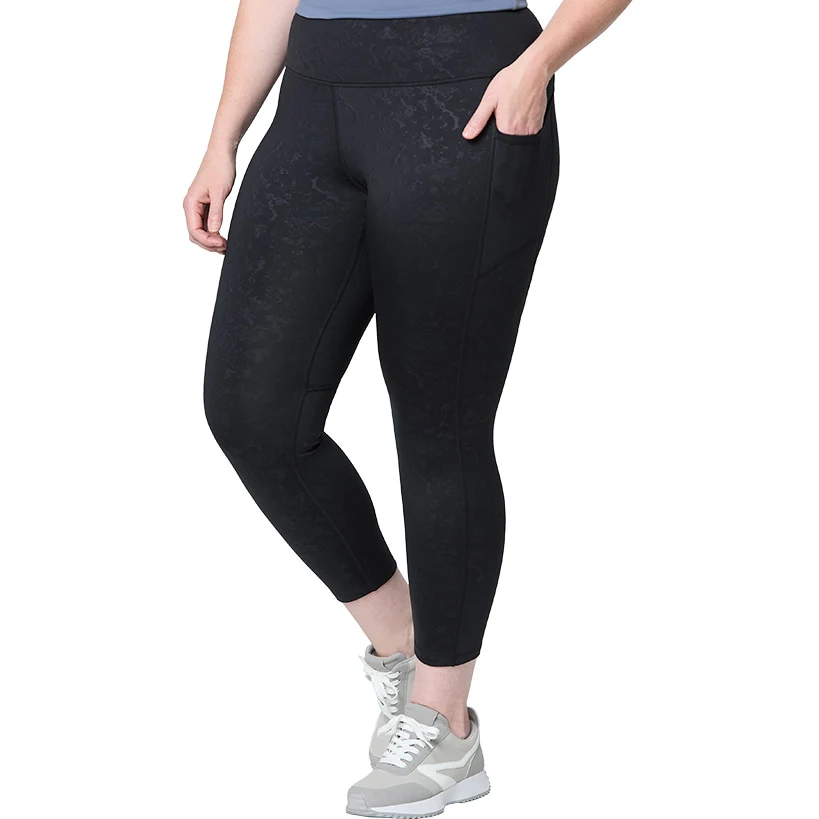 Nicole Miller Women's 7/8 Length Yoga Leggings with Pockets - Image 6