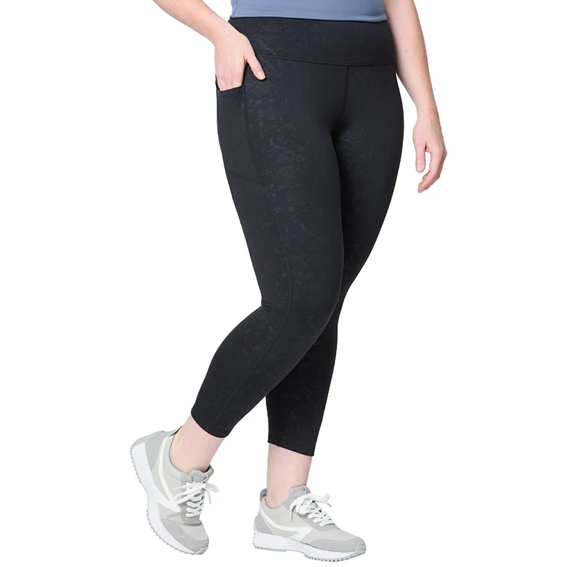 Nicole Miller Women's 7/8 Length Yoga Leggings with Pockets - Image 9