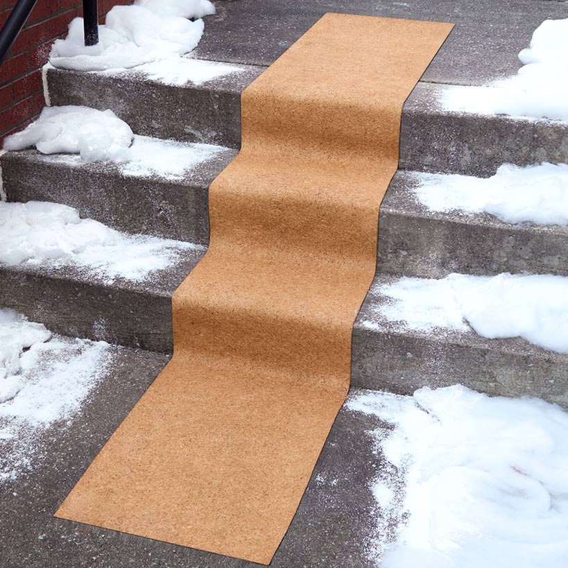 Non-Slip 10 Foot Outdoor Winter Ice Carpet Extra Wide - Image 3