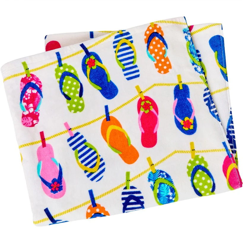 Novelty Beach Towel Cotton Oversized 34x64 - Image 11