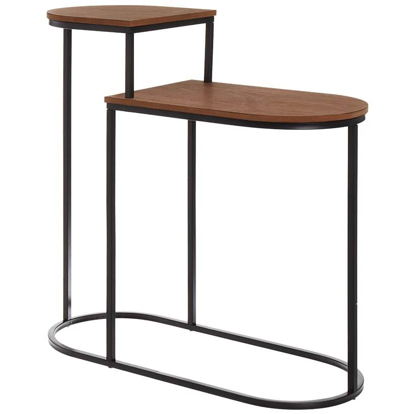 Oval 2-Tier Living Room End or Side Table - 28"H - Image 3