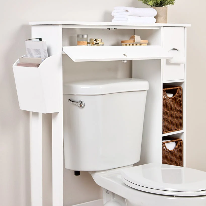 Over-the-Toilet Storage Unit or Set of 3 Baskets - Image 3