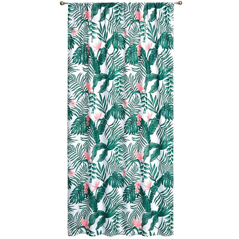 Palm Floral Window Panel 50" x 63" or 50" x 84" - Image 3
